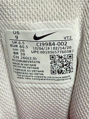 Nike Downshifter 10 Women's Light Grey Sneakers CI9984-002 Size 9 thumbnail 3