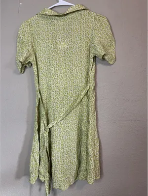 Urban Outfitters Green Floral Mini Dress Size S thumbnail 4