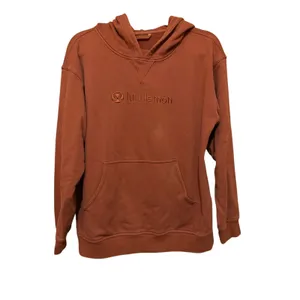 Lululemon M/L All Yours Graphic Hoodie Sweatshirt Dark Terracotta Earthy Neutral thumbnail 7
