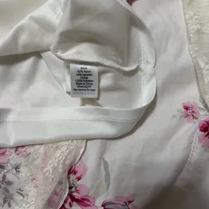 SO Long Sleeve Lace Top White thumbnail 7