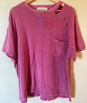 We The Free Free People‎ Distressed Oversized NWOT thumbnail 1