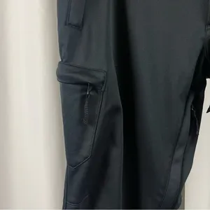 Slalom Women's XL Softshell Black Ski Snow Pants Winter Cargo Snowboard thumbnail 3