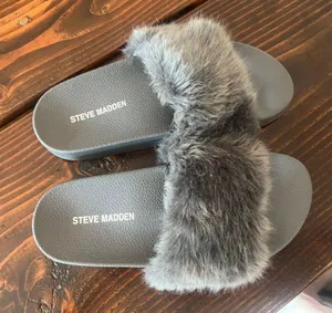 Steve Madden Fur Slides thumbnail 1