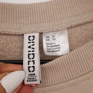 H&M Divided Oversized Crewneck Sweatshirt Tan Beige XL thumbnail 2