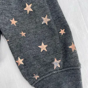 Spiritual Gangster Starry Vibe Crop Sweatshirt Pullover Top Foil Metallic Size S thumbnail 4