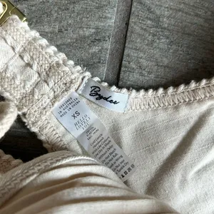 Byclee cream cutout mini dress thumbnail 4