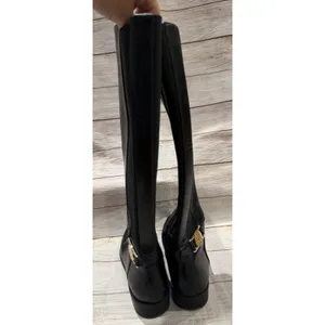 Tommy Hilfiger Women’s TWIZELLE-T Tall Riding Black Boots Size 7 thumbnail 7