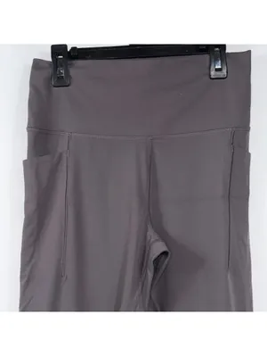 Avia SoftSculpt Gray Pocket Capri Leggings M 8-10 thumbnail 2