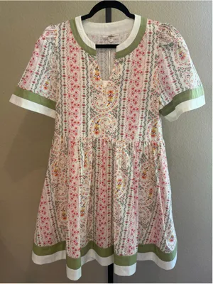 Women's Entro Garden Floral Babydoll Mini Dress Size S thumbnail 2