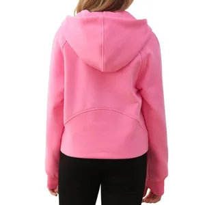 Half Zip Cropped Hoodie thumbnail 2