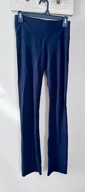 Calvin Klein CK Black Flare Long Leggings XS thumbnail 1