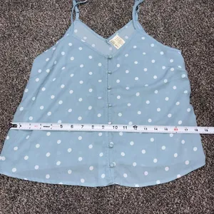 Japna Blue/white dotted tank Small thumbnail 4