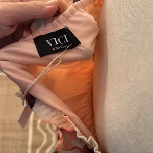 New Vici Floral Smocked Off the Shoulder Dress XS thumbnail 6