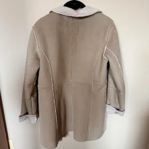 Vintage Y2K weathervane suede tan coat size S thumbnail 4