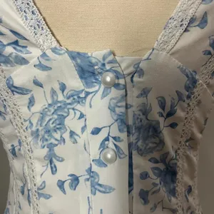 Unbranded Women's Blue and White Dress thumbnail 3