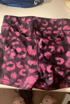 Cheetah Print spandex Shorts thumbnail 3