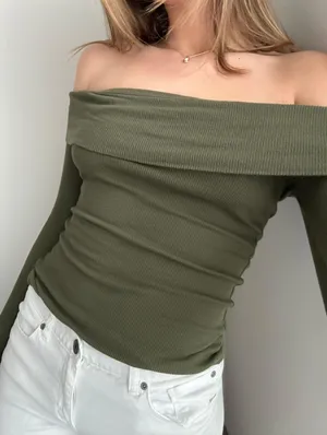 Aeropostale Off The Shoulder Blouse thumbnail 1