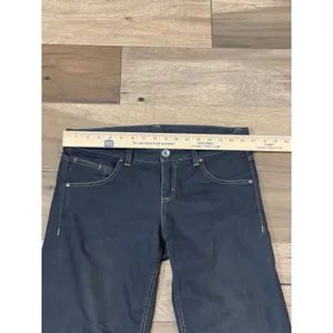 Athleta Jeans Size 14 Black Denim Light Wash Cotton Blend Mid Rise thumbnail 3