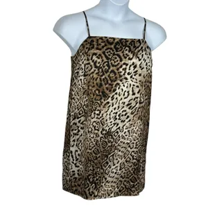 Isalis Jaguar Print Slip Dress M • Sexy Mini • Lace Straps • Night‑Out Statement thumbnail 10