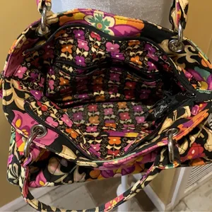 Vera Bradley‎ Floral Shoulder Bag thumbnail 8