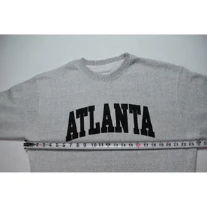 New York Popular Atlanta Crewneck Sweatshirt Gray XL Collegiate Style Pullover thumbnail 6