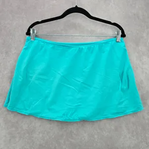 Kim Rogers Blue‎ Mini Skort Skirt Shorts Swimwear XL thumbnail 2