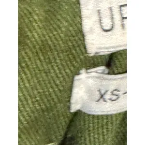 Urban Outfitters XS Olive Green Paperbag Waist Cotton Pants thumbnail 8