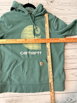 Carhartt Rain Defender Women’s Large Green Relaxed Fit Graphic Hoodie thumbnail 9