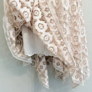 Free‎ People "Just Like Honey" ivory lace Mini dress Size 8 Boho Feminine thumbnail 12