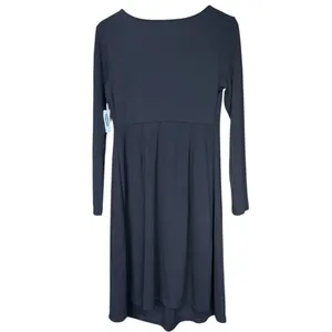 NWT Old Navy Maternity Black Crepe Fit & Flare Dress Sz M‎ thumbnail 3