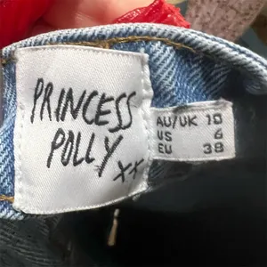 Princess Polly High-Rise Straight Leg Jeans Women's Size 6 Blue Denim thumbnail 8