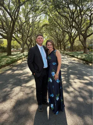Sachin + Babi Delphine One Shoulder Gown thumbnail 2