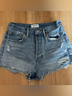 Agolde Jaden Jean Shorts size 27 vacation Preppy thumbnail 2