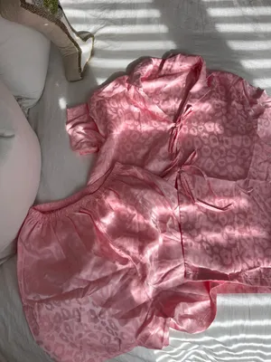 Amazon Leopard Satin Pj Set Multi thumbnail 1