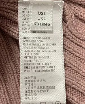 Free People Rose Pink Cropped Plunging VNeck Sweater Size Large thumbnail 10