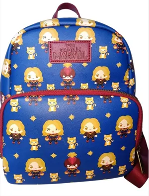 Captain Marvel Goose‎ Mini Backpack Excellent preowned loungefly thumbnail 1