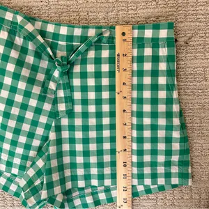 Draper James Green Checkered Gingham Women Shorts thumbnail 5