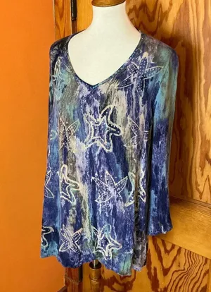 Charlie Paige Boho hippie chic tie dye stars tunic thumbnail 7