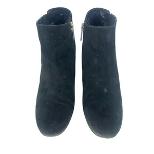 Aquatalia Suede Interior Zip Ankle‎ Boots Black 7.5 thumbnail 6
