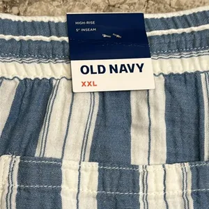 Old Navy High Waisted Textured Pull On Cotton Shorts 5” NEW Size XXL thumbnail 9