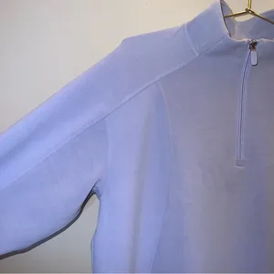 lululemon Softstreme‎ Long Sleeve Half-Zip Dress Lilac Smoke Sz L thumbnail 4