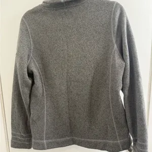 The North Face Gray Fleece Jacket size large 20” from pit to pit thumbnail 4