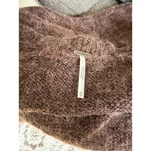 Free People Alpaca Blend Duster Cardigan Santa Cruz Longline Oversized Brown XS thumbnail 4