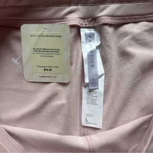 Fabletics On-The-Go Cold Weather Pink Jogger BNWT thumbnail 5