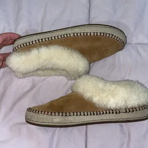 UGG brown shearling slippers thumbnail 1