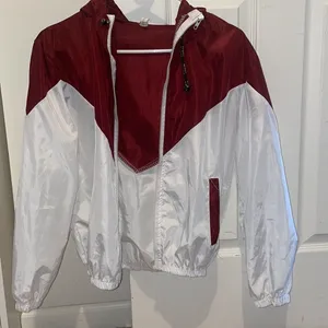 Womens Sport Light Weight Jacket Red thumbnail 1