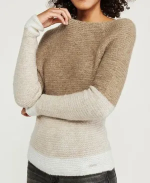 ABERCROMBIE & FITCH Soft Tonal Boatneck Dolman Sweater thumbnail 1