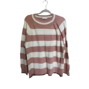 Lush Clothing Nordstrom‎ Mauve Cream Long Sleeve Sweater Size Medium New without Tags thumbnail 3