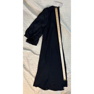Emery Rose Black Sheer Floral Burnout Puff Sleeve Shift Dress 1XL NWT thumbnail 8