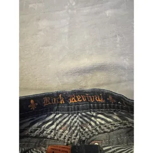 Rock Revival Kai Sequin & Rhinestone Bling Jean Shorts - Size 25 thumbnail 6